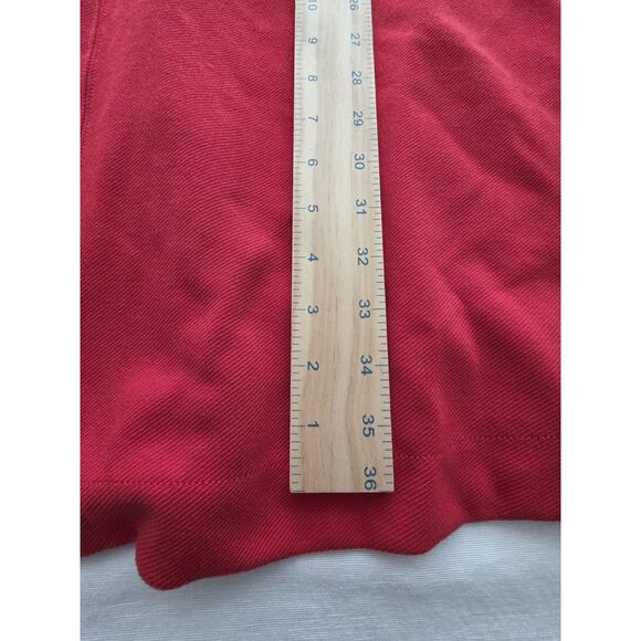 Maeve Anthropologie Red Deana Dress Holiday Flutter Sleeve Party Dress Sz Medium - Picture 5 of 16